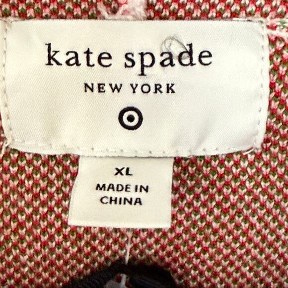 NWT Kate Spade x Target Strawberry Hoodie XL Cream Limited Edition Pullover - Picture 5 of 12